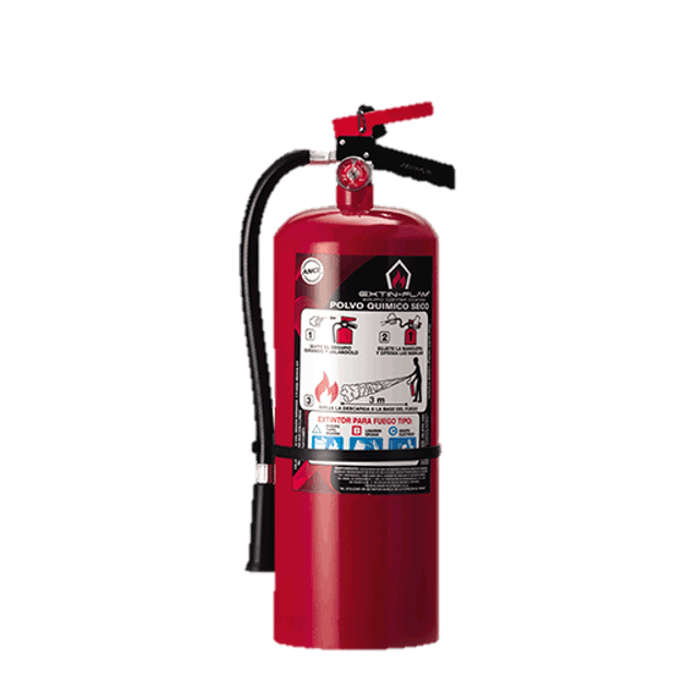 Extintor de Polvo Químico Seco ABC EXTIN-FLAM (9 KG)