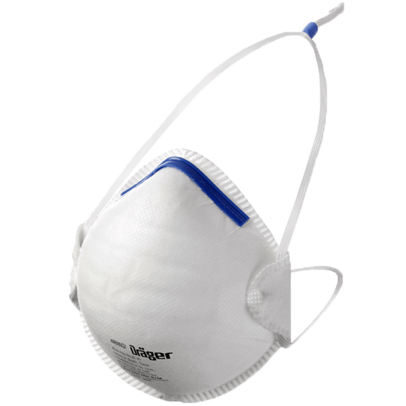 Respirador X-plore 1350 N95 vs Polvos DRÄGER