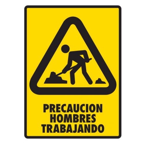 Letrero de Señalización de Precaución